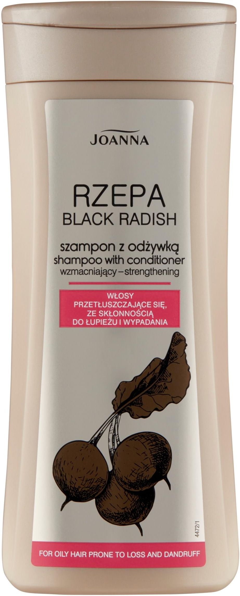 czarna rzepa szampon na wypadanie wlosow joanna