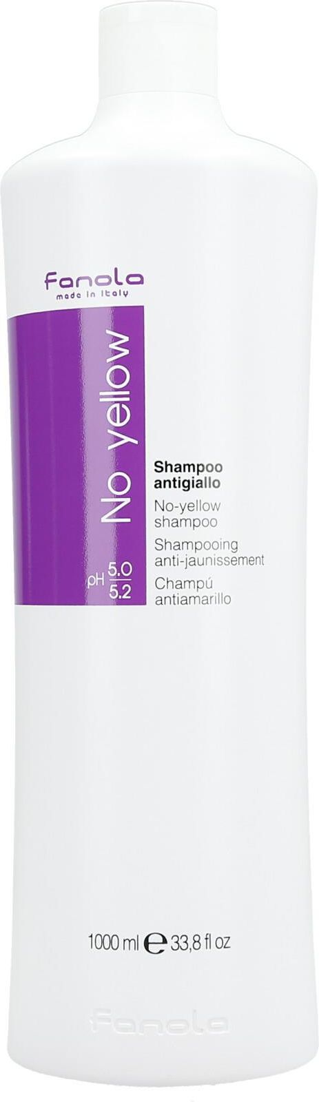 fanola no yellow shampoo w szampon do włosów blond 1000ml