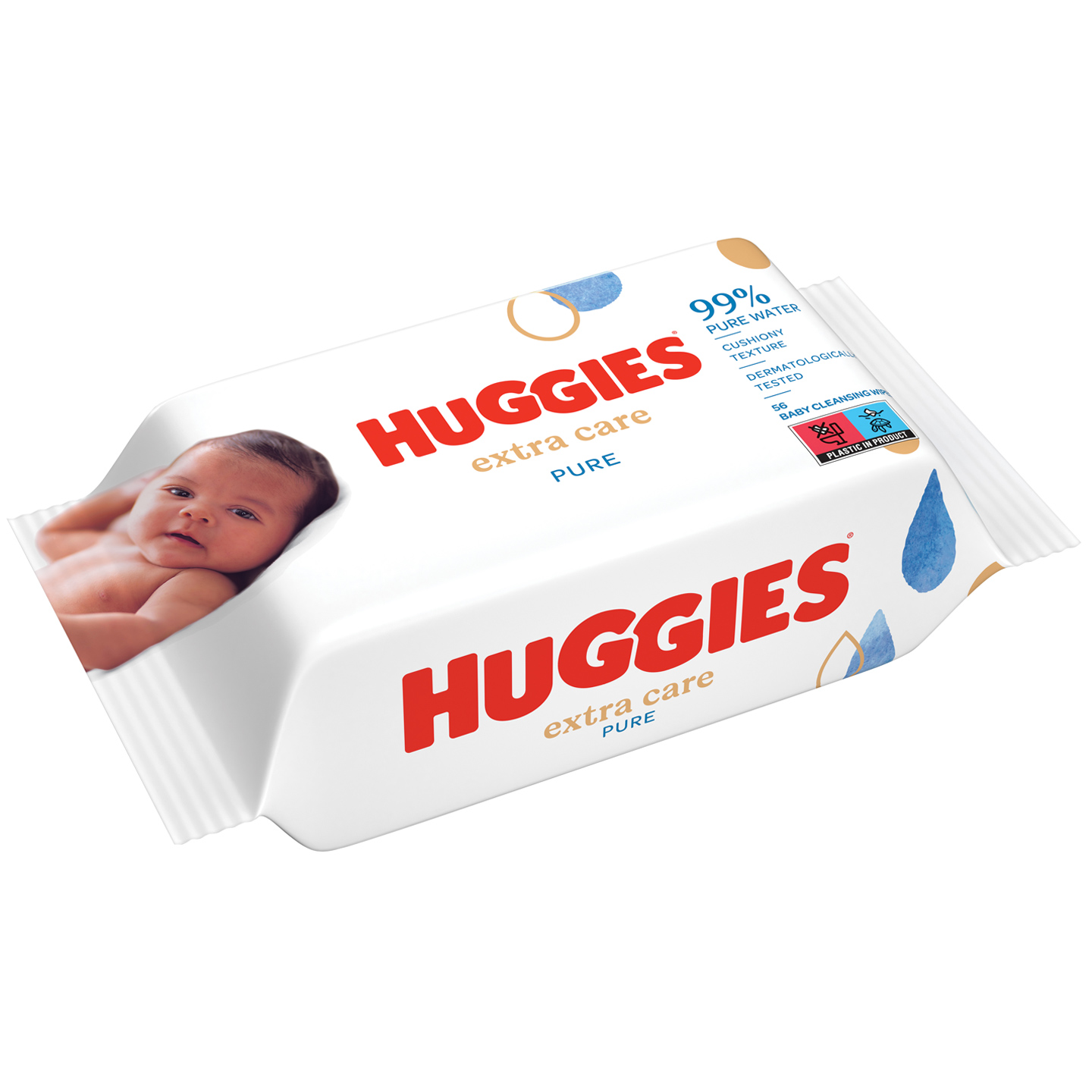 huggies chusteczki nawilżane pure 64szt