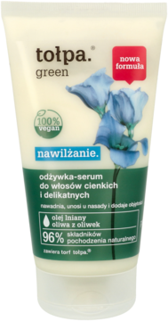 green nawilżanie nawilżająca odżywka-serum do włosów odwodnionych