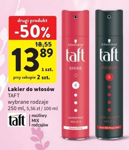 lakier do włosów taft promocja