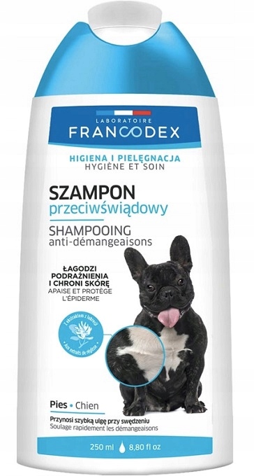szampon na swędzące krosty psa