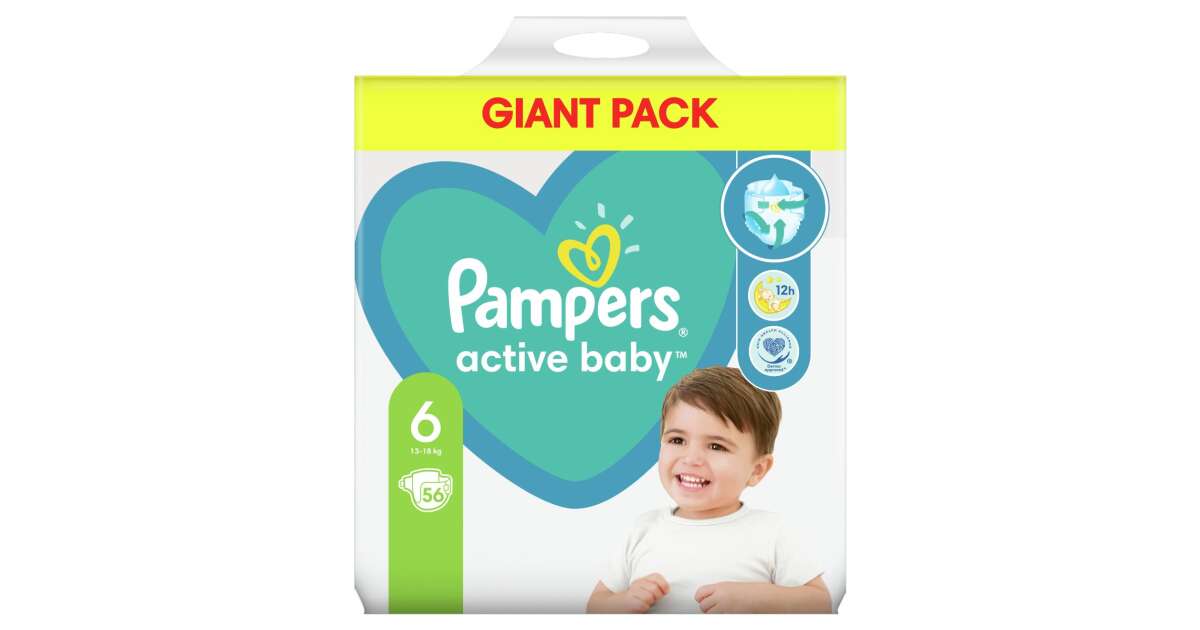 pampers giant pack 6