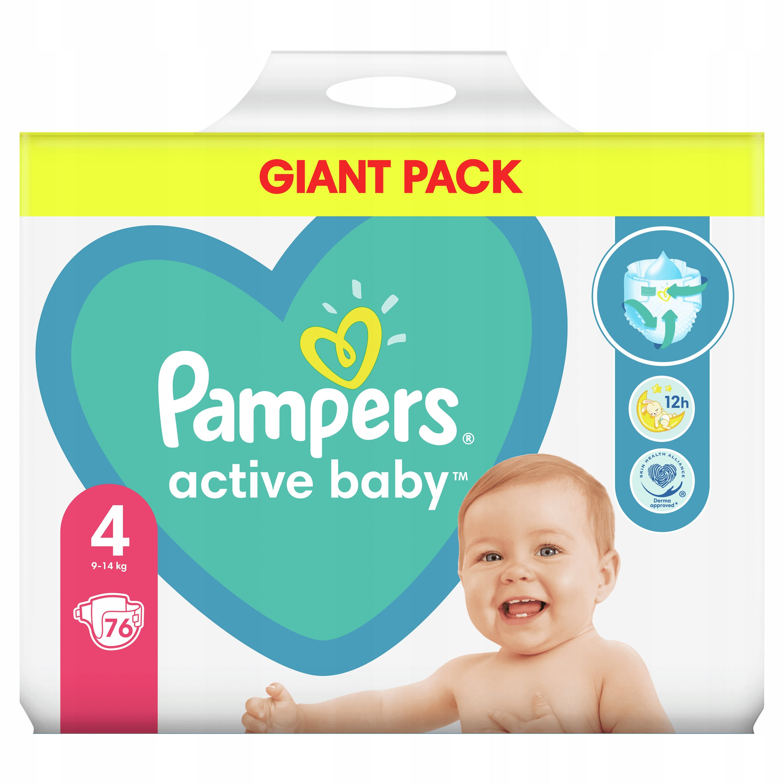 pampers 76 szt