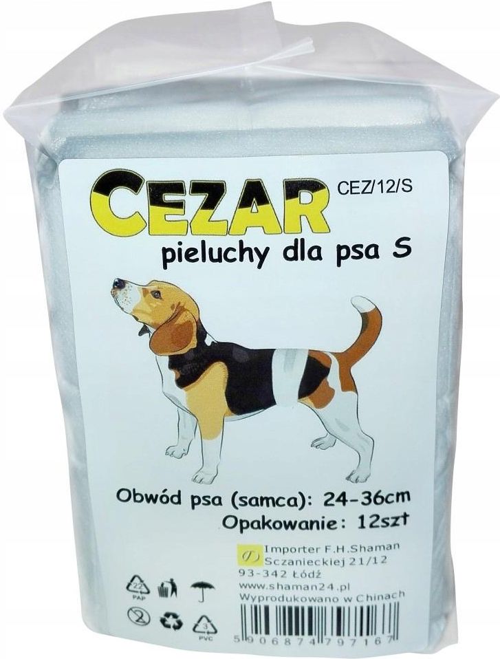 pieluchy dla psa suczki 24 sztuki