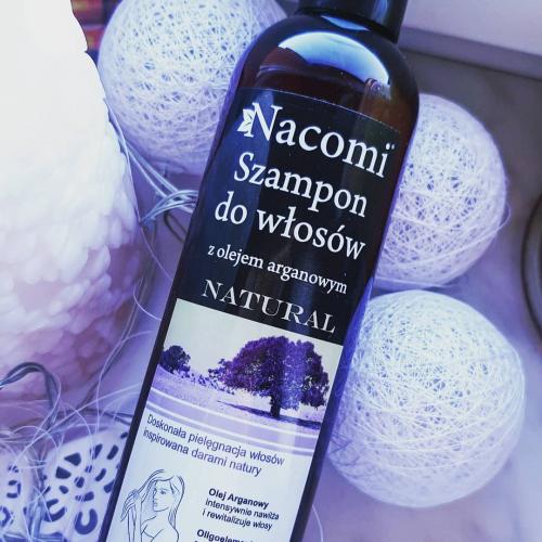 nacomi argan shampoo szampon wzmacniający cena