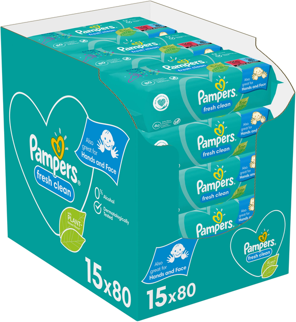 chusteczi nawizlone pampers tesco