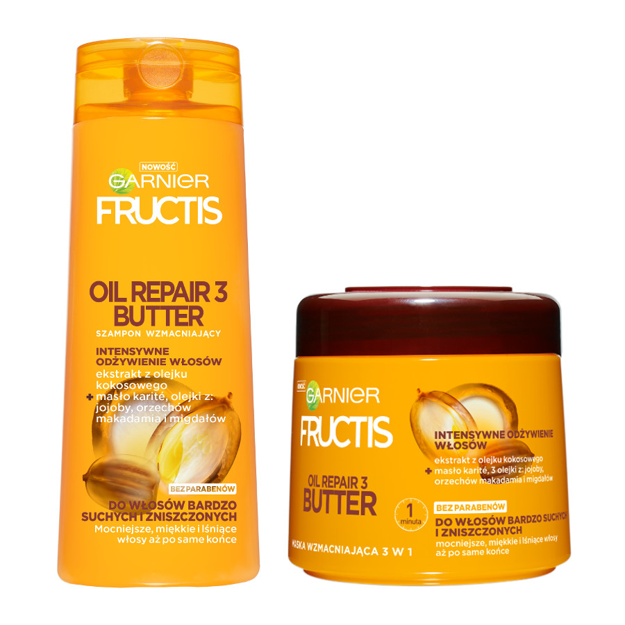 fructis oil repair 3 butter olejek w kremie do włosów