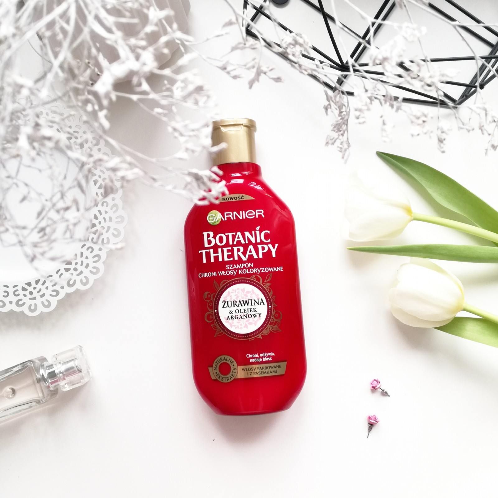 garnier botanic therapy szampon do włosów farbowanych i z pasemkami