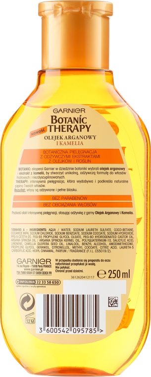 garnier botanic therapy szampon do włosów matowych i niezdyscyplinowanych