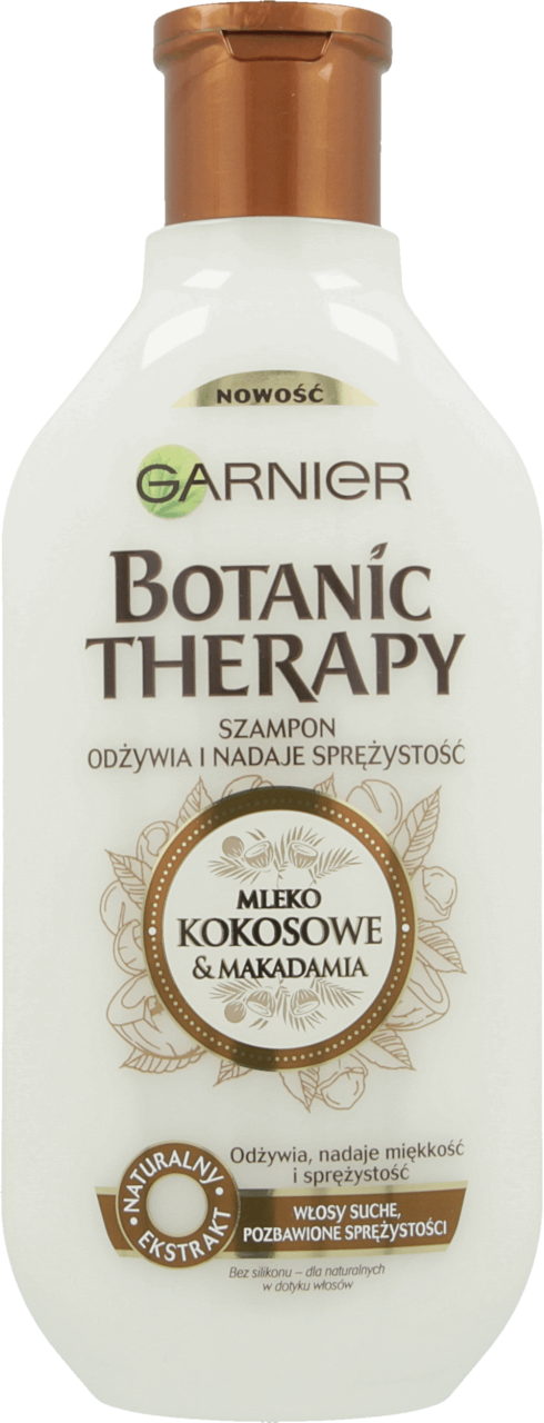 garnier botanic therapy szampon mleko kokosowe i makadamia