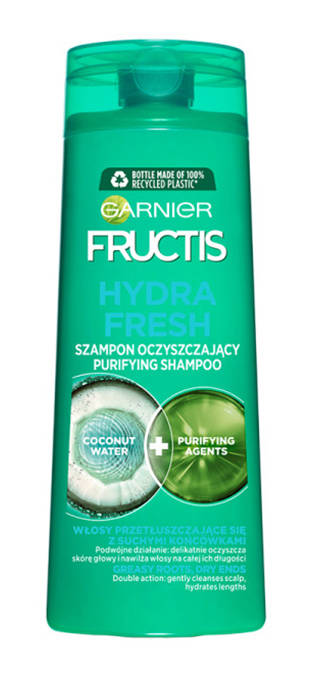 garnier fructis szampon do wlosow przetluszczajacych się z suchymi koncówkami