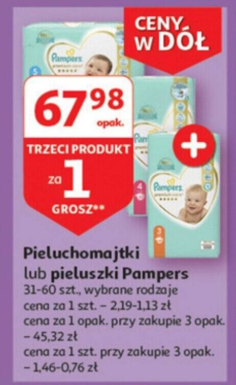 gazetka auchan promocja pampers