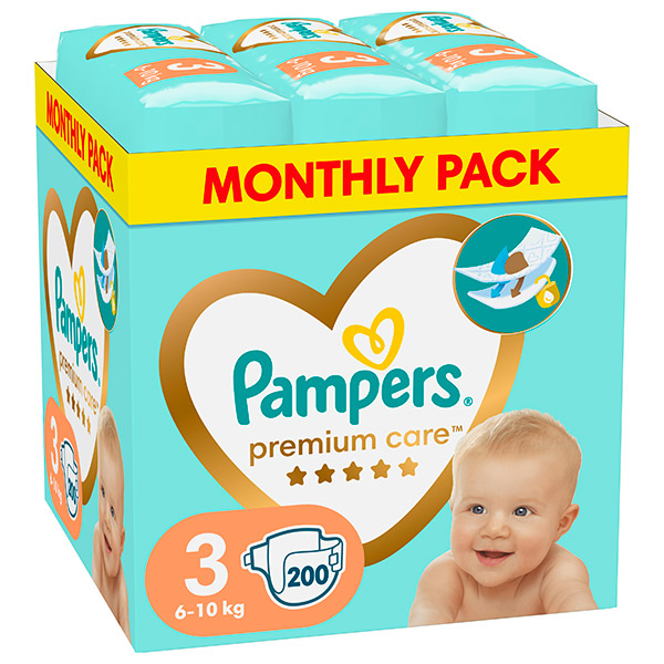 giant box pampers 3 126