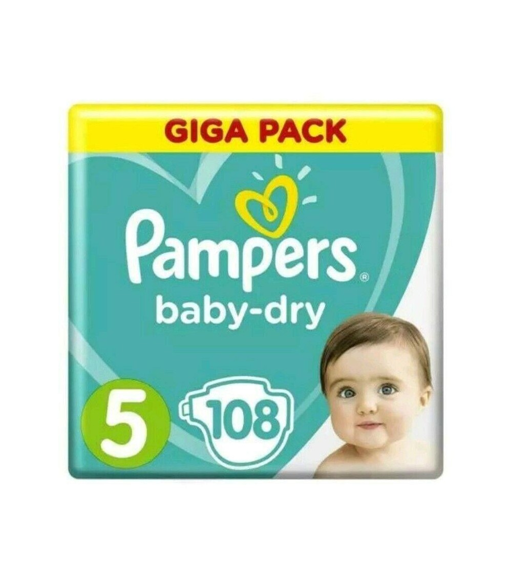 giga pack pampers baby dry 5