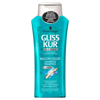 gliss kur million gloss szampon do włosów