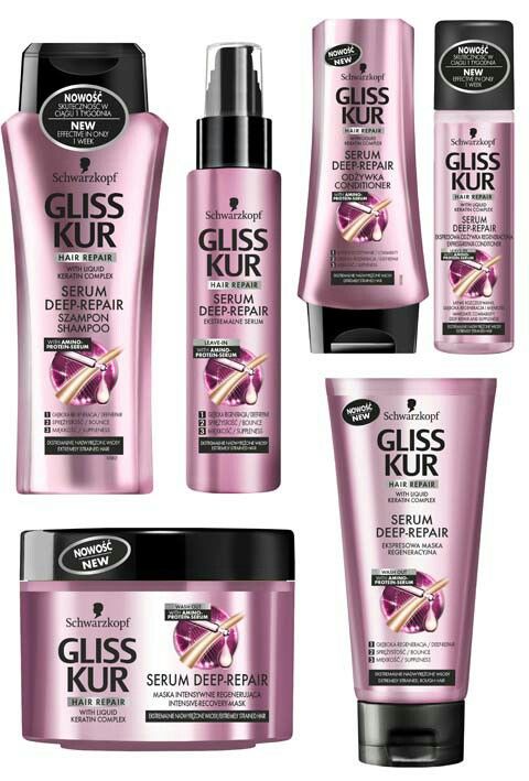 gliss kur serum deep repair szampon