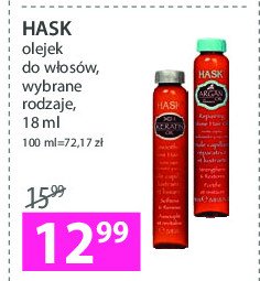 hask macadamia oil olejek do włosów 18 ml