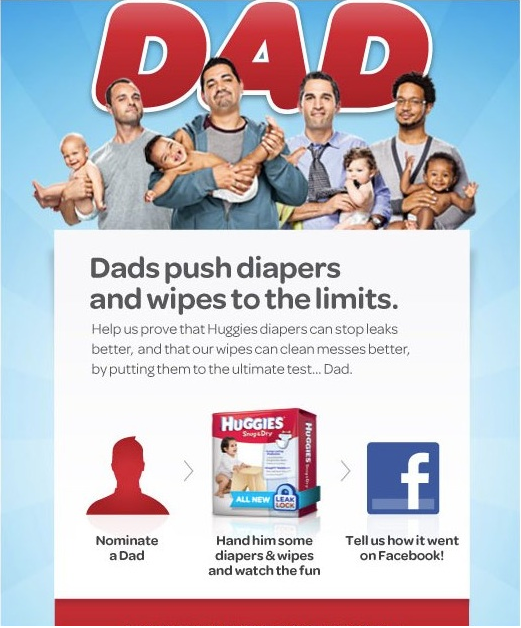 have dads put huggies to the test