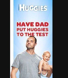 have dads put huggies to the test