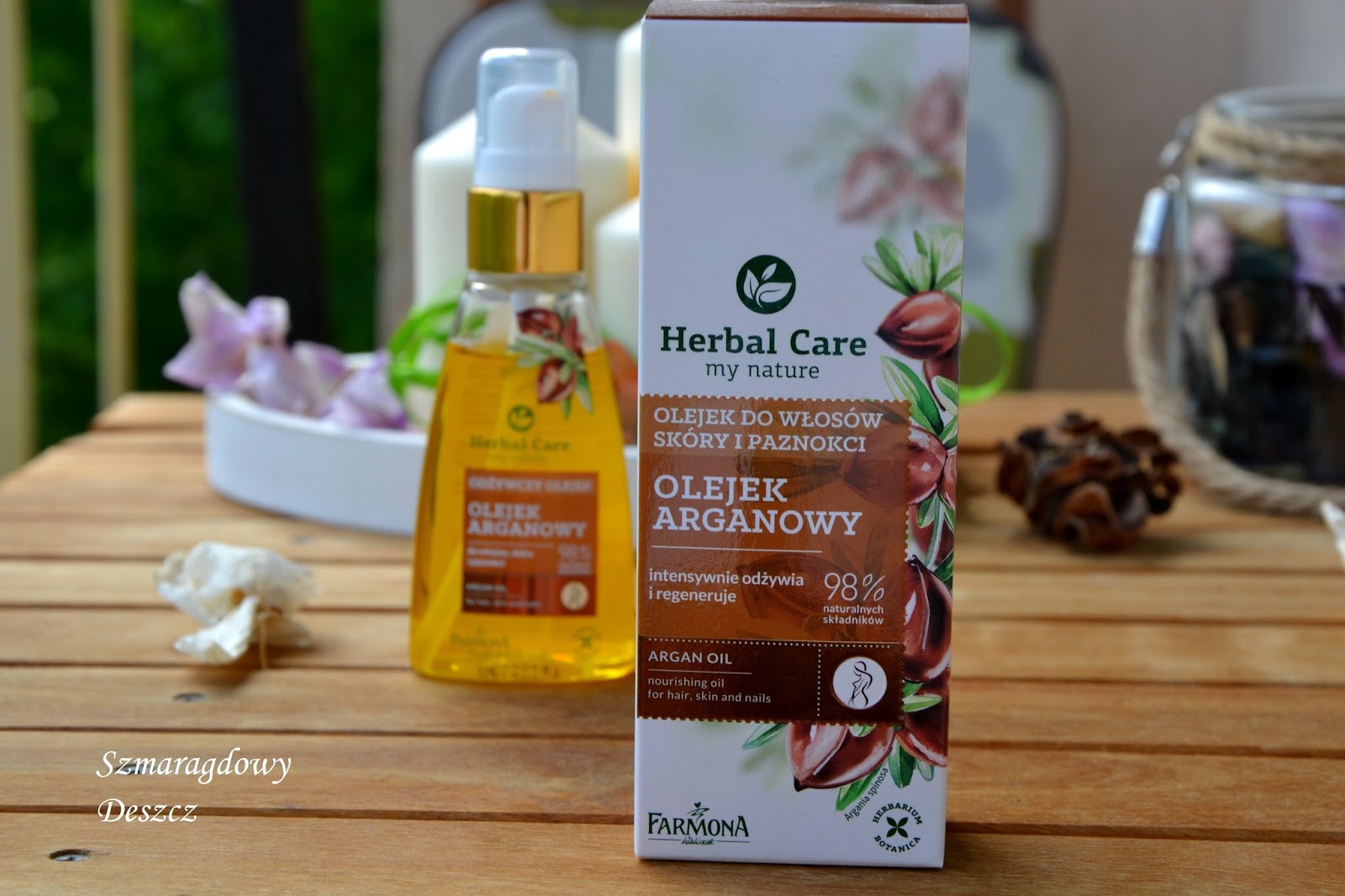 herbal care olejek arganowy do włosów