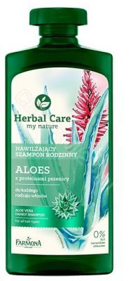 herbal care szampon rodzinny nawilżający aloes 500ml