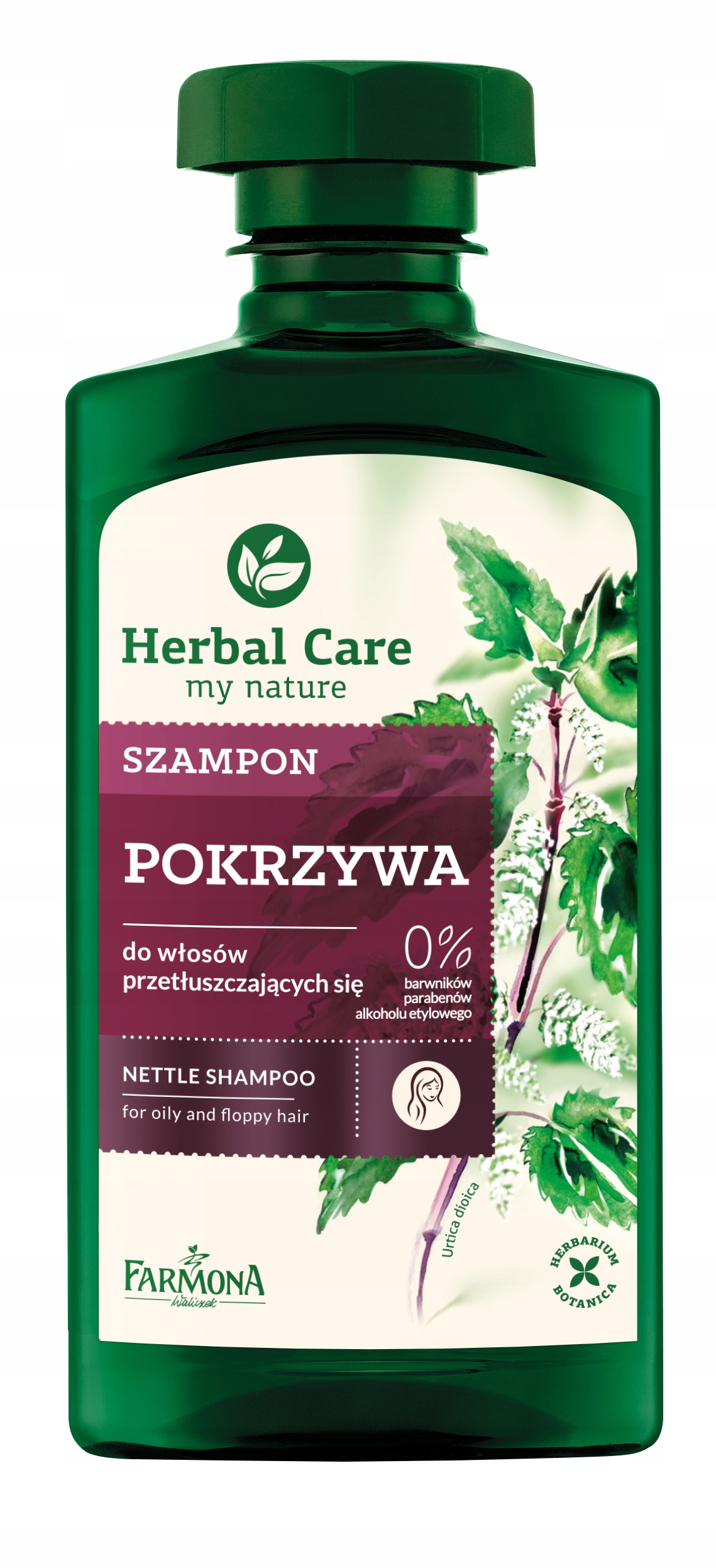 herbal care szampon ziołowy pokrzywa