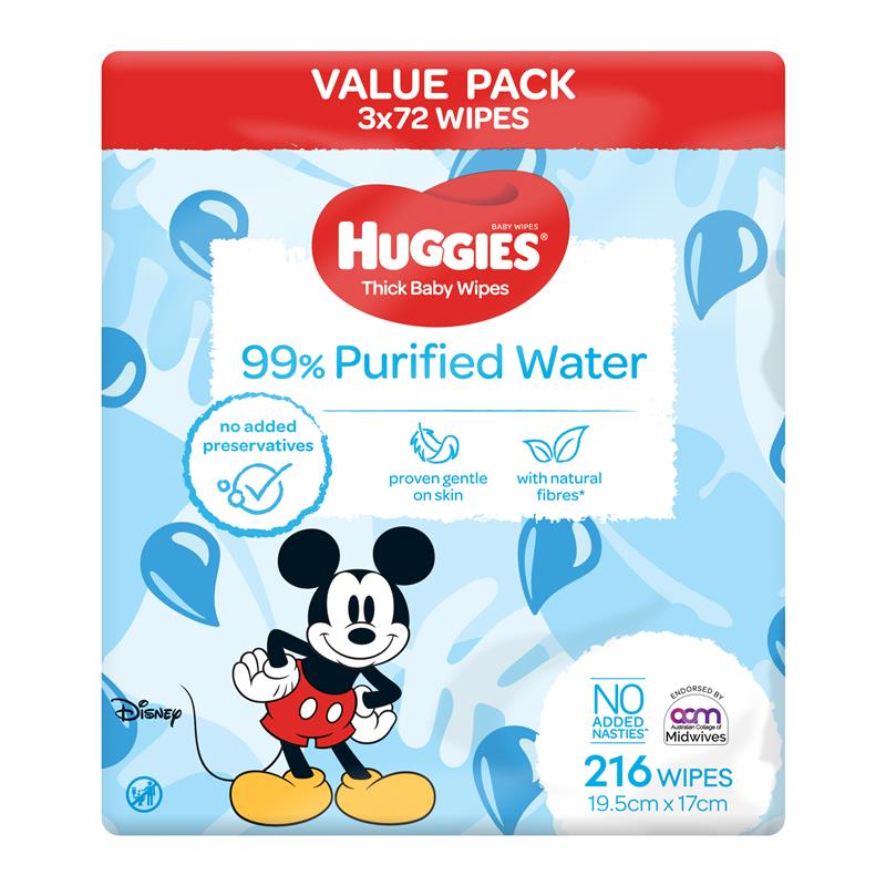 huggies pure 99 water