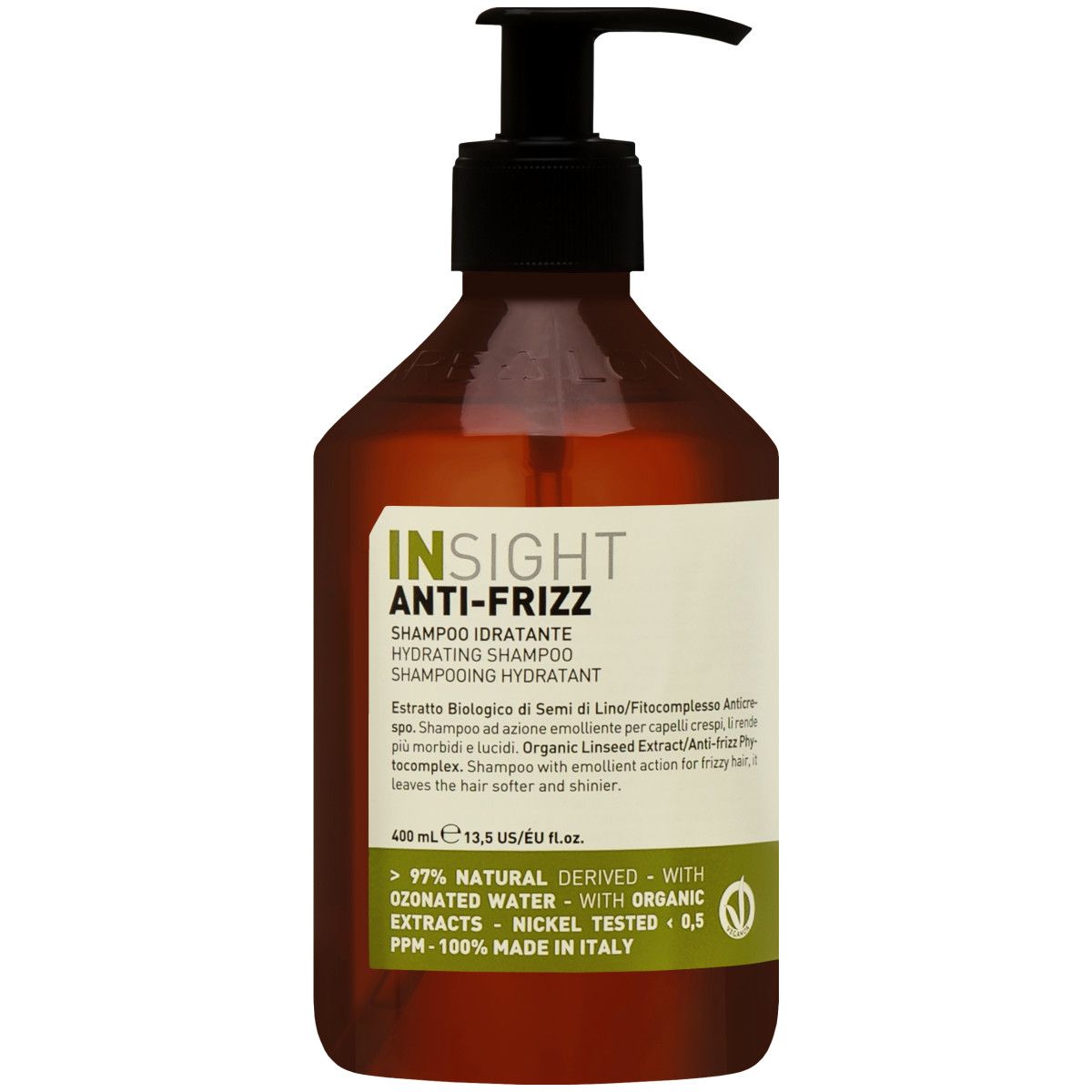 insight anti frizz szampon nawilżajacy 900ml