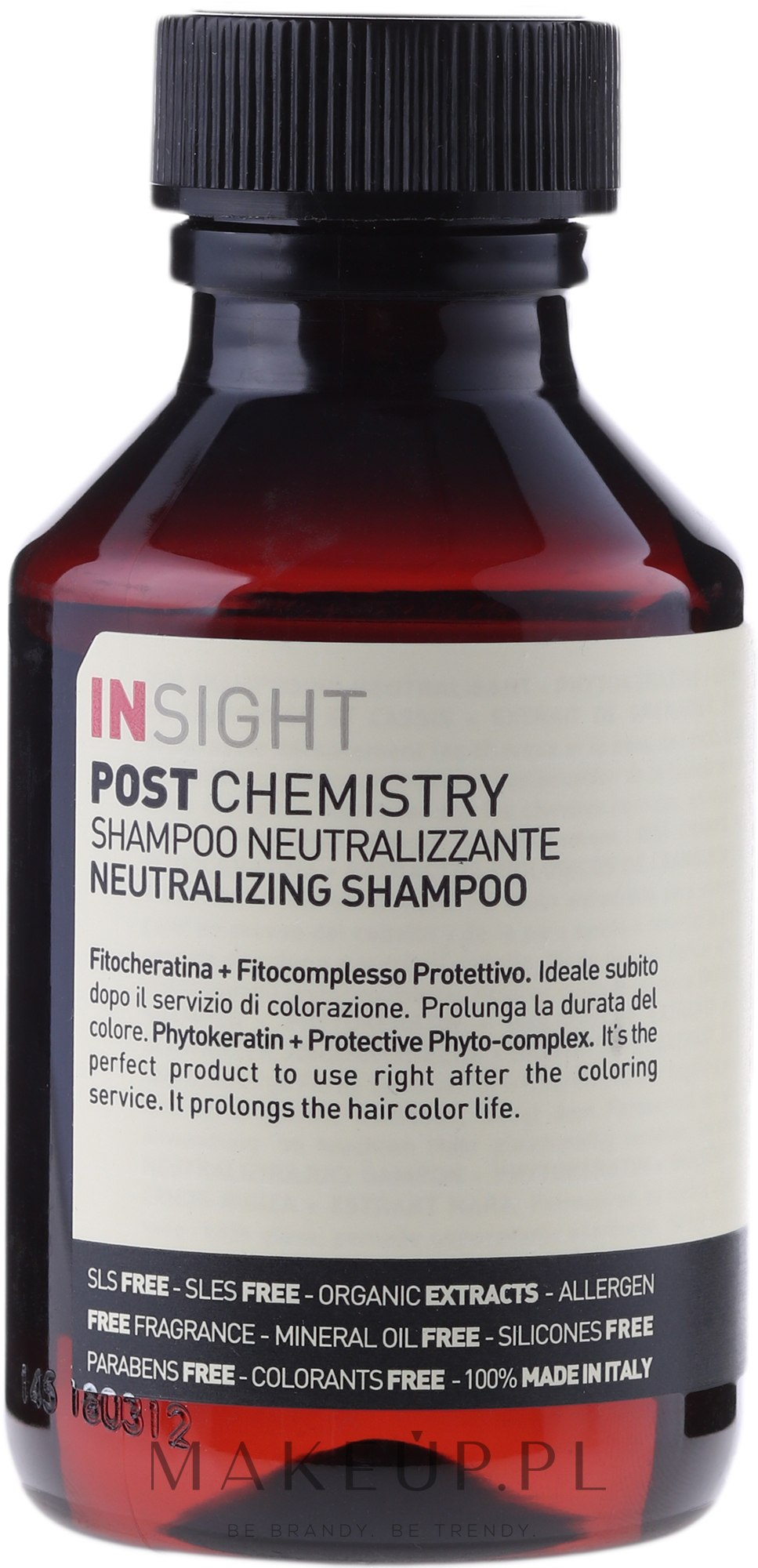 insight post chemistry szampon do pielęgnacji po zabiegach chemicznych 900ml