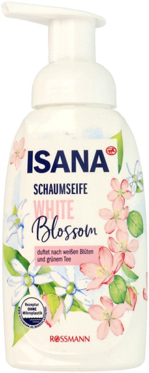 isana myjąca pianka do twarzy white blossom