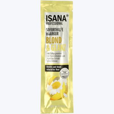 isana professional odżywka do włosów połysk koloru blond opinie