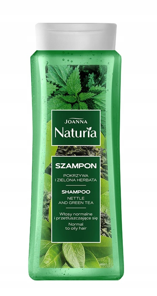 joanna szampon do włosów pokrzywa i zielona herbata