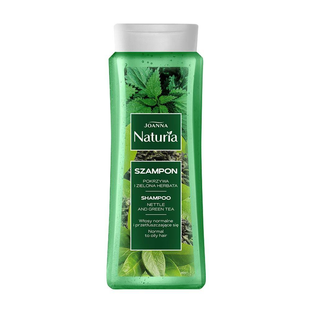 joanna szampon do włosów pokrzywa i zielona herbata