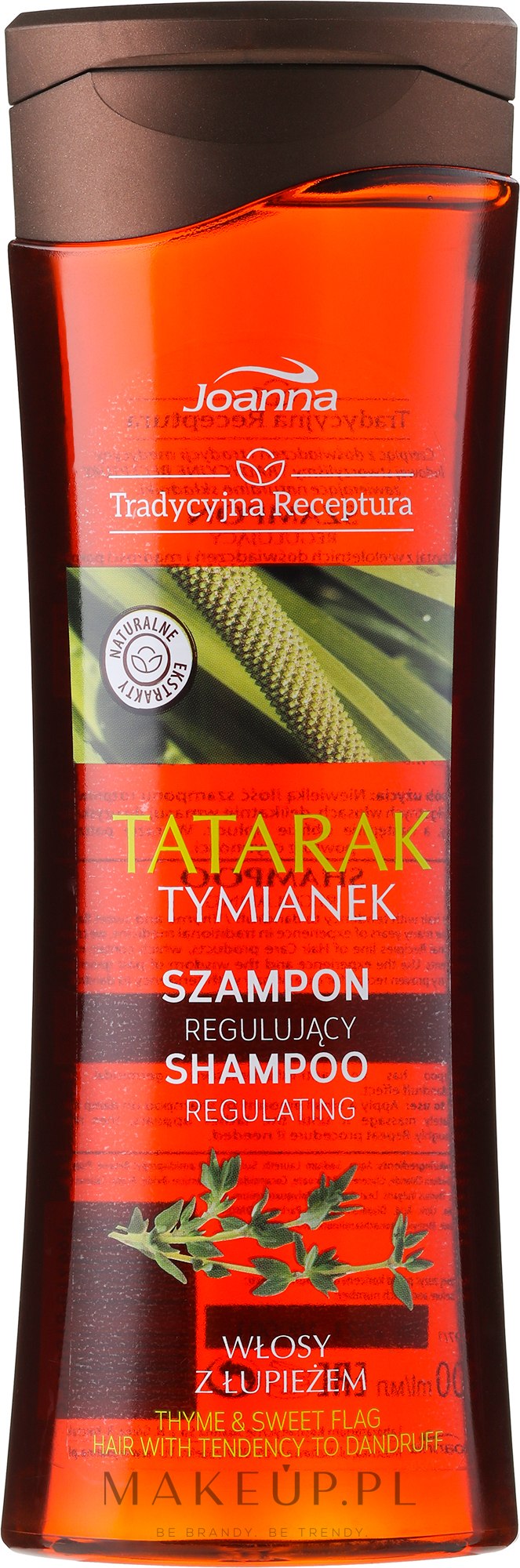 joanna tradycyjna receptura szampon do włosów tatarak i tymianek
