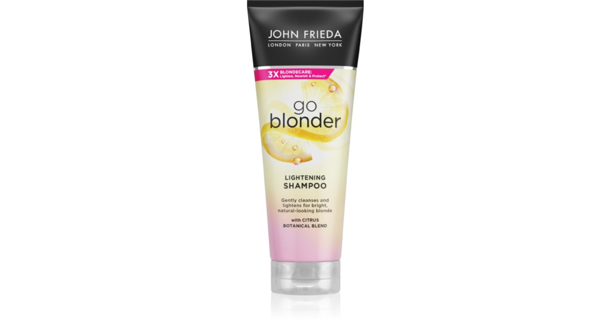 john frieda szampon rozświetlający z perłami blond