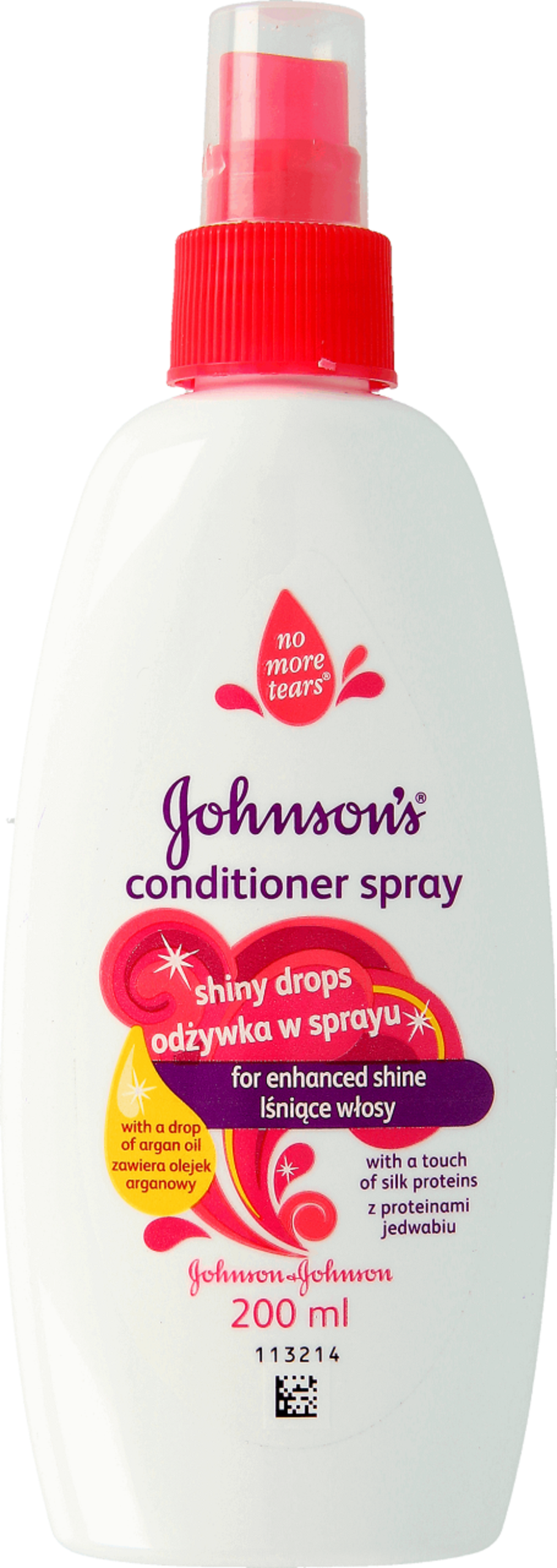 johnsons shiny drops odżywka do włosów