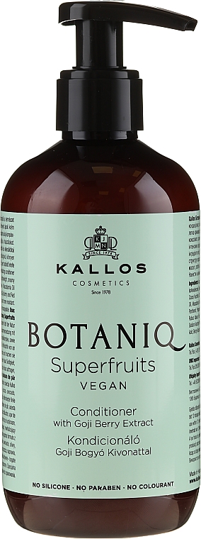 kallos botaniq superfruits odżywka do włosów wizaz
