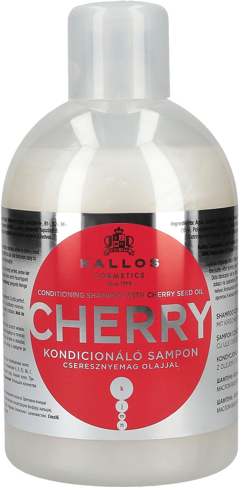 kallos cherry szampon do włosów 1000 ml