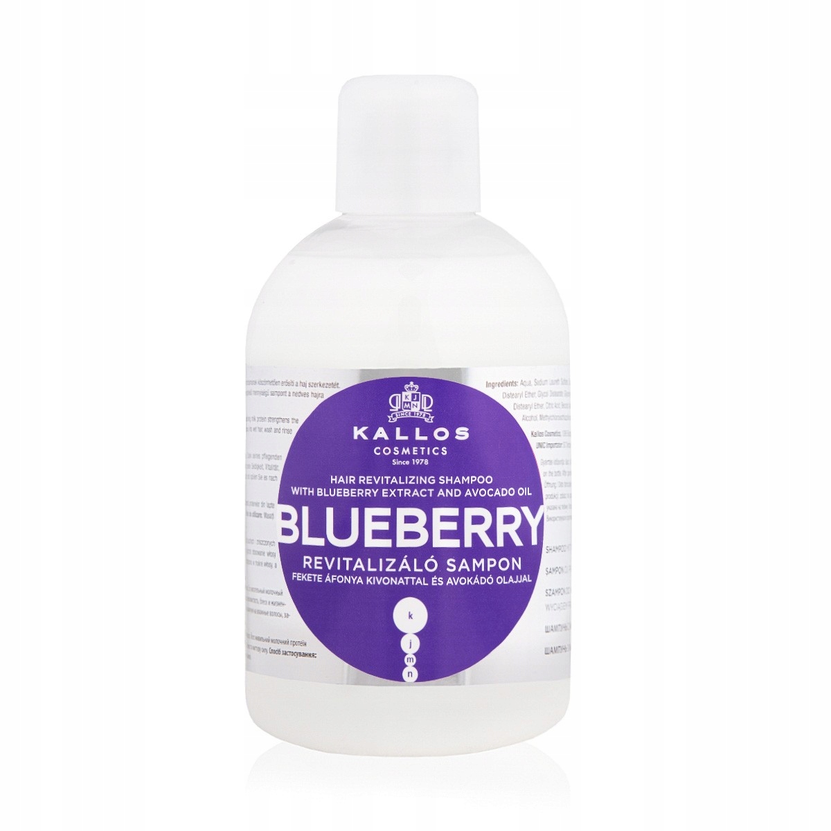 kallos cosmetics blueberry szampon włosów