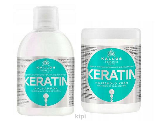 kallos keratin szampon do włosów keratynowy 1000 m