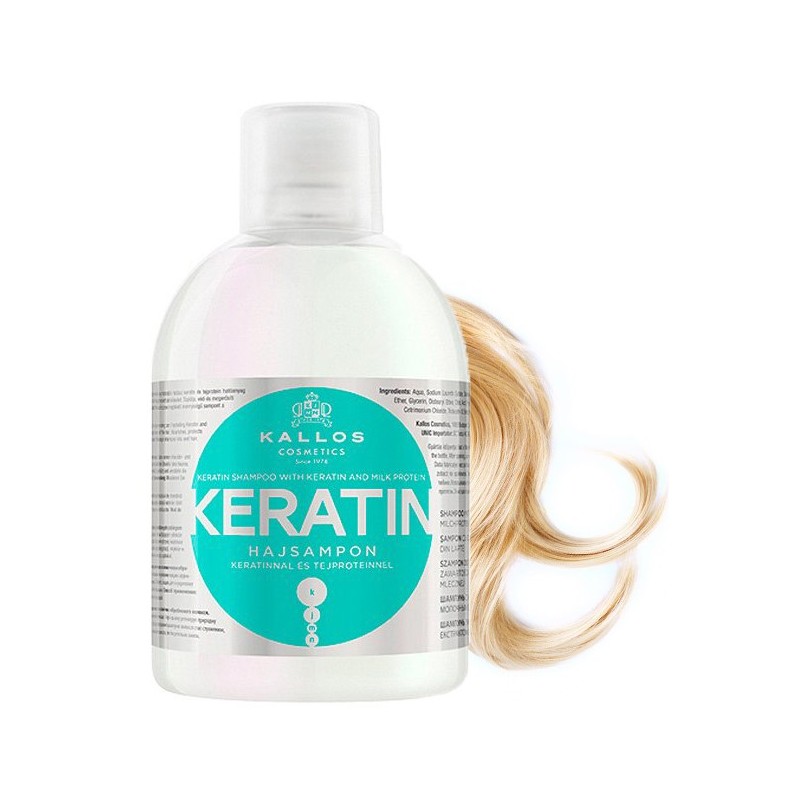 kallos keratin szampon z keratyną wzmacniający