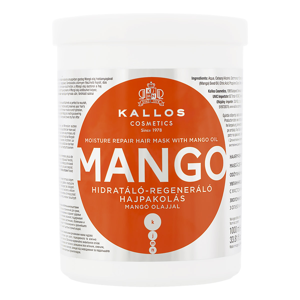 kallos odżywka do włosów mango