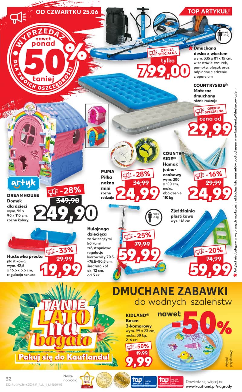 kaufland pieluchy na basen