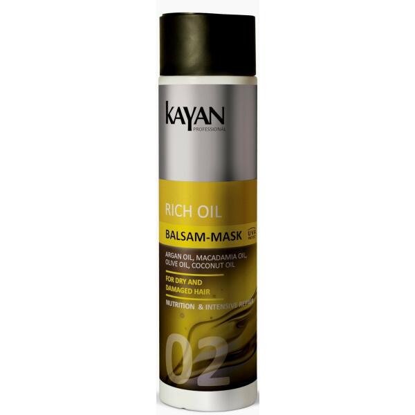 kayan professional rich oil balsam-maska do włosów suchych i zniszczonych