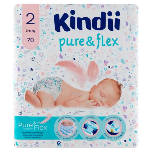 kindii pure i flex pieluszki dla dzieci