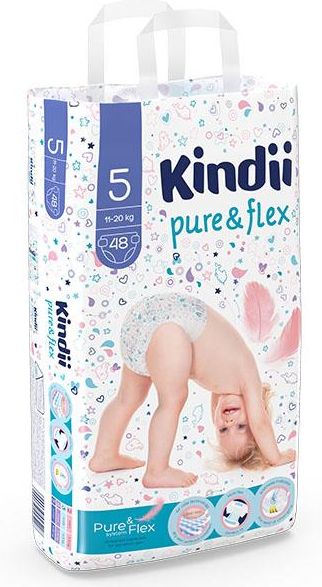 kindii pure i flex pieluszki dla dzieci