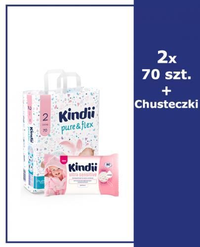 kindii pure&flex pieluchy mini rozmiar 2