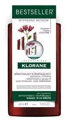 klorane chinina szampon 400 ml