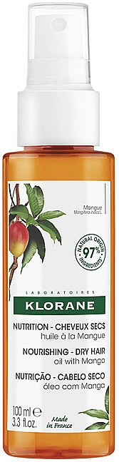klorane olejek z mango do włosów suchych 125 ml